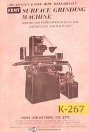 Kent-Kent KGS, 1020 AHD, Surface Grinder, Service Operations & Parts List Manual-KGS-05